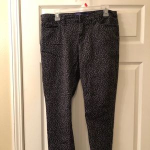 Vintage Miley Cyrus skinny leopard jeans Sz 13